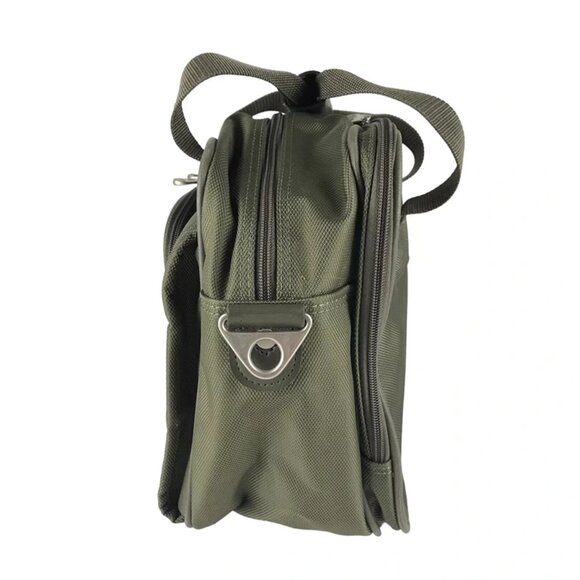 Delsey Unisex Adults Green Outer Zip Pocket Double Top Handle Luggage Bag - Picture 2 of 10